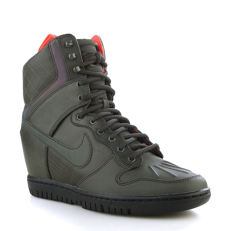 женские зеленые ботинки Nike WMNS Dunk Sky Hi 2 Sneakerboot Reflective 807401-300 - цена, описание, фото 1